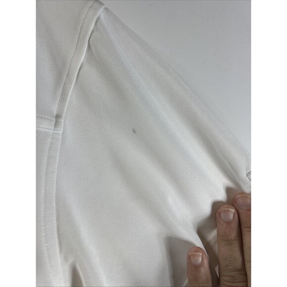 Under Armour Heatgear White Golf mens Polo Golf Shirt Size XS Oregon Ducks - Picture 6 of 9